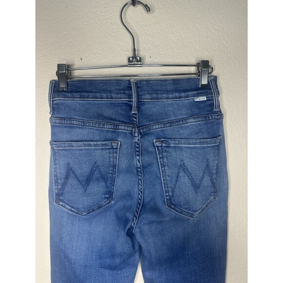MOTHER Denim The Weekender Fray Flare Jeans in Meet Cute Size 26 - Picture 5 of 13